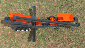 Trituradora Móvil Compacta de Mandíbulas e Impacto de 50t/h para Proyectos de Construcción de Carreteras - Product Image 3