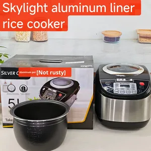 Nouvelle cuiseuse à riz multifonction 6L en acier inoxydable avec écran tactile intelligent pour usage domestique et hôtelier, vente en gros - Product Image 6