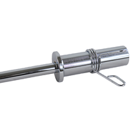 Haut de gamme 1.2m 1.5m 1.8m 2.2m Gym Fitness courbe olympique haltère entraînement Curl Bar Premium poids libres