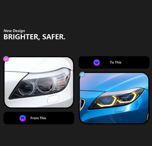 Conjunto de Faros LED de 12V para Z4 E89 Roadster 2009-2016, Nuevo Reequipamiento, Actualización 6000K, DRL de Doble Color, 36W, 6000 lm, Ajuste Universal - Product Image 4