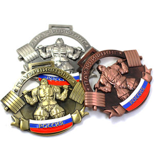 Médailles personnalisées en métal, médailles dorées pour marathon et course à pied - Product Image 4