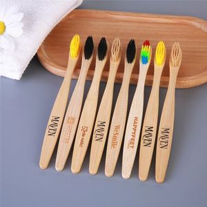 Eco Friendly Biodegradable Bamboo Toothbrush with Soft Bristles for Hotel or Travel <b>Gift</b> Packaging - Product Image 3