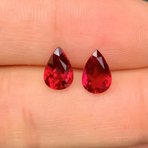 Высокое качество 100% натуральный бирманский 1.29ct/1.23ct рубиновый камень овальной огранки цена