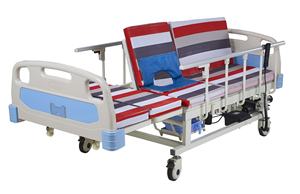 Tempat tidur Toilet elektrik multifungsi baja tahan lama, tempat tidur rumah sakit untuk pasien cacat - Product Image 4