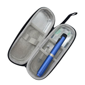 Étui à stylos isolé, organiseur de voyage |   Coque rigide à fermeture éclair |   Pochette de transport portable |   Sac Organisateur Compact |   Logo OEM - Product Image 1