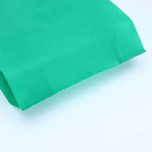 Manufacturers Supply Supermarket Ultrasonic W Cut Waterproof Tote Vest Green Non Woven Reusable <b>Bags</b> 40gsm - Product Image 6
