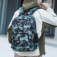 Nouveau style 2025 – Sac à dos tendance en jean, décontracté, polyvalent, imprimé personnalisé, grande capacité, pour étudiants et voyage, avec compartiment pour ordinateur portable