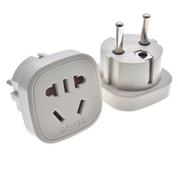 Adaptateur de voyage haute performance norme française-européenne avec prise française-australienne vers prise européenne DF-16C Fabriqué en Chine