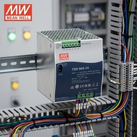 Alimentation Meanwell TDR-960-48 960W 48V 20A à sortie unique sur rail DIN, alimentation à découpage à haute tension d'entrée, en stock