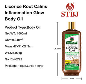 DR DAVEY солодка масло для корня тела, частная этикетка, успокаивает эфирное масло для тела - Product Image 4