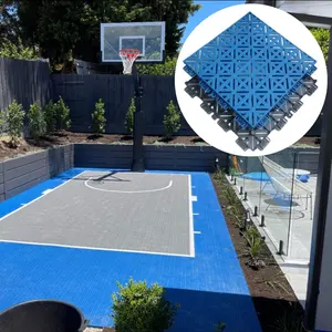 Portátil Outdoor PP bloqueio Badminton Voleibol Tribunais Desportivos Azulejos Mat Basketball Court Flooring