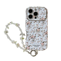 Coques de téléphone portable en TPU époxy de haute qualité, motif floral délicat, pour Apple iPhone 17 Pro Max, iPhone 15, iPhone 16, iPhone 14, avec grande fenêtre, pour femmes