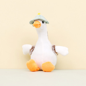Wholesale Mini White <strong>Goose</strong> Plush Toy Small Doll Animal Duck Plush Cute Girl Bag Car Charm Keychain - Product Image 3