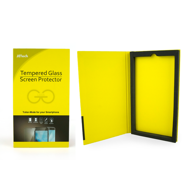 OEM Printing logo Eco-friendly Tempered Glass Screen Protector Packaging Box Mobile Phone Protective Film Paper Package Boxes