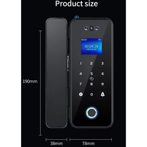 <strong>Biometric</strong> Glass Fingerprint <strong>Lock</strong> for Aluminum Door Smart Remote Control Access <strong>with</strong> Wooden Door <strong>Lock</strong> Excellent Value - Product Image 5