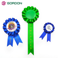 Rubans Gordon 5 CM, Badge Rosette en Satin, Médaille Personnalisée, Récompenses de Reconnaissance, Écologique, Haute Ténacité, Concours Équestres