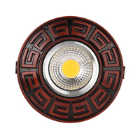 Downlight LED Rond Vintage en Laiton 6W 8W 10W 12W 14W Vestibule Allée Salon