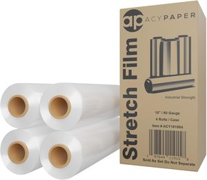 <b>Clear</b> High Gloss Reinforced Stretch <b>Wrap</b> Film for Filling Applications - Product Image 1