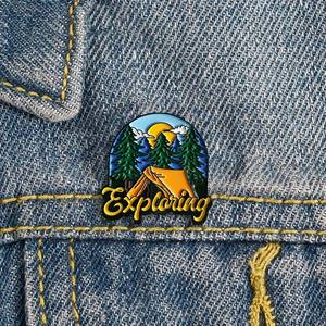 Lencana Logam Logo Kustom Pabrik - Pin Enamel Berlapis Emas untuk Hadiah Promosi Perusahaan & Branding - Product Image 3