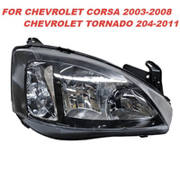 Phares de voiture OLIVER chromés 55W pour Corsa 2003-2008, référence OE F1EB15A254AA/F1EB15A254AB, vente en gros directe usine, produit phare