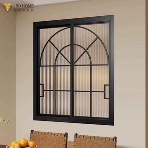 Fenêtre à battant moderne en aluminium à double <span class=keywords><strong>vitrage</strong></span>, style persienne, nouveau design pour chambre à coucher conforme aux normes australiennes - Product Image 2