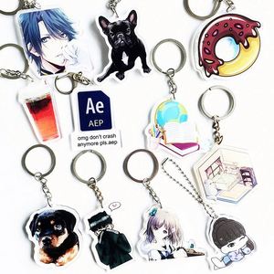 Cheap Wholesale Custom Print Plastic Display clear Teachers' Day Acrylic <b>Keychain</b> - Product Image 5