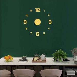 Home Decoration Wall Stickers 3D Frameless <b>Digital</b> DIY Wall <b>Clocks</b> New Color Changing Acrylic Night Light <b>Clock</b> Wall Stickers - Product Image 3
