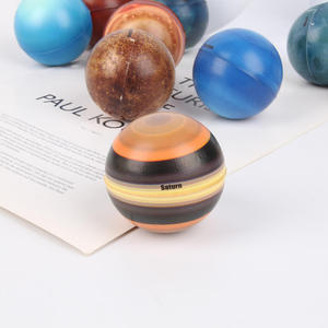 Jincan Eight Planets, balle en mousse solide de 6 cm, imprimée en couleur, jouet à presser en PU à rebond lent pour l'éducation précoce des garçons et des filles - Product Image 2