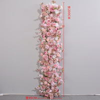 2026 Thanksgiving Blumenarrangement Weiße Seidenrosen Künstliche Blumen Tischläufer Tischdekoration Modern Handgefertigt Natürlich Echt