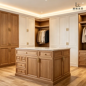 <span class=keywords><strong>Dressing</strong></span> sur mesure Sydney, style vintage, avec panneaux encastrés, coiffeuse et rangement multi-tiroirs - Product Image 3