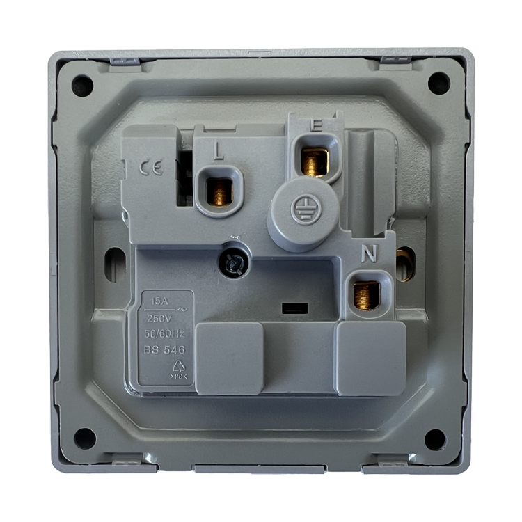 VNX Factory Deliver UK Standard 15A Multi 3-Pin With Neon Electrical Sockets and Switches PC Material for Smart Home