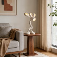 Sculpture artistique lumineuse grand format Vincentaa pour hall d'hôtel – Pièce maîtresse décorative