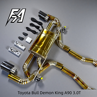 Système d'échappement Cat-back modifié en alliage de titane haute performance adapté à la Toyota Supra [Bull Demon King] 2.0 3.0T A90