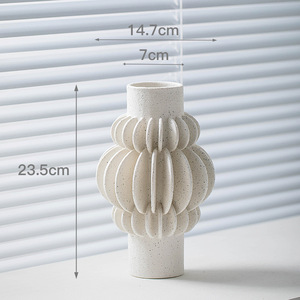 Vase en céramique <span class=keywords><strong>simple</strong></span> de style européen, émail coloré, <span class=keywords><strong>origami</strong></span>, créatif, pour arrangement floral hydroponique, mariage, maison, écologique, résistant aux rayures - Product Image 6