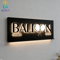 Enseigne en lettres 3D en acier inoxydable de qualité supérieure, rétroéclairée par LED, personnalisable, pour parc d'entreprises et utilisation en extérieur, avec protection IP65 contre l'eau