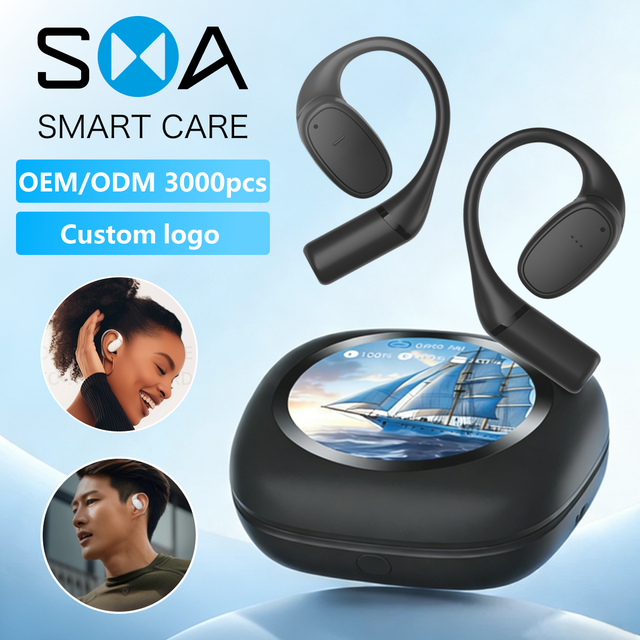 OWS Wireless Noise Cancelling Earbuds Earphone With AI Translation Display Real-time Language Translator Earphones