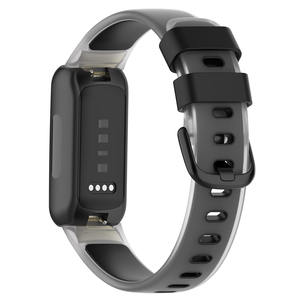 Bandas deportivas Bandas de reloj de repuesto de silicona clásica para mujeres y hombres Correa de reloj de dos colores de silicona para Fitbit inspire 3 - Product Image 2