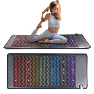 FUMEI infrarouge lointain 6 pièces pemf tapis physiothérapie bio cristal 3 lumière photon thérapie tapis infrarouge coussin thermique