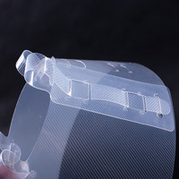 Collier de protection en plastique réglable pour chiens et chats, idéal pour la récupération post-opératoire et la protection des plaies chez les animaux de compagnie.