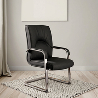 Chaise de bureau moderne minimaliste en maille avec dossier arqué en forme de S pour la maison, le bureau, la chambre, la salle à manger, le salon