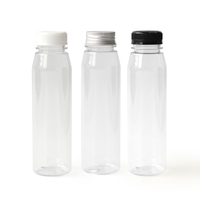 Botella de Plástico Transparente de 300 ml (10 oz) con Tapa, para Jugos, Bebidas, Leche, Salsa de Pescado, para Mascotas Pequeñas, Linda, Nueva, en Oferta