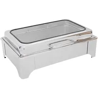110V/60Hz Elektrische Chafing Dish Buffetset RVS 9L Professioneel Commercieel Europees Model Party Buffet Warmer Hotels