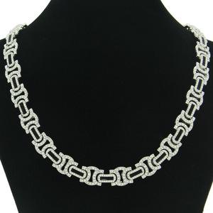 Nuevo Collar de Hombre Estilo Hiphop con Diseño Geométrico Exagerado y Brillante, Joyería de Moda - Product Image 5