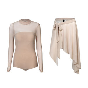 TONGYANG nuevas mujeres Chacha Rumba práctica <span class=keywords><strong>ropa</strong></span> mono Top faldas irregulares conjunto <span class=keywords><strong>de</strong></span> baile <span class=keywords><strong>Tango</strong></span> rendimiento traje <span class=keywords><strong>de</strong></span> baile latino - Product Image 5