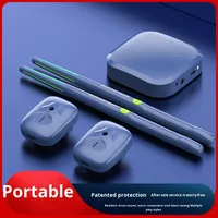 Kit de baguettes de batterie électronique virtuelle, ensemble de batterie somatosensorielle portable, jouet de rythme à détection de mouvement pour la pratique musicale des enfants