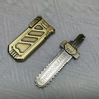 Épée géante en métal usinée CNC, jouet de décompression EDC – Anti-stress, à pousser et à couper
