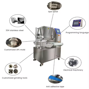 Thiết kế mới điện <span class=keywords><strong>cookie</strong></span> làm Pista hạnh nhân người gửi tiền hai màu công suất lớn màn hình cảm ứng điều khiển máy thép không gỉ - Product Image 6