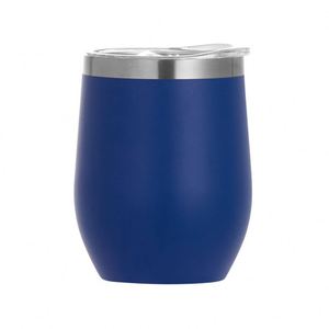 Logo Powder Coated 12Oz Double-Layer Vacuum Stainless Steel Cold and Hot Insulated Eggshell Wine Coffee <b>Large</b> Belly Tumbler <b>Cup</b> - Product Image 3