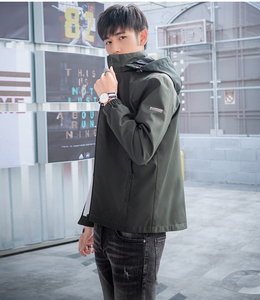 2020 chaqueta de <span class=keywords><strong>primavera</strong></span> hombres plus tamaño cortavientos chaqueta - Product Image 5
