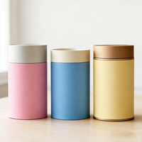 Tube en carton personnalisé avec logo imprimé pour crème visage avec couvercle, tube cylindrique de luxe pour baume à lèvres, vente en gros, haute qualité